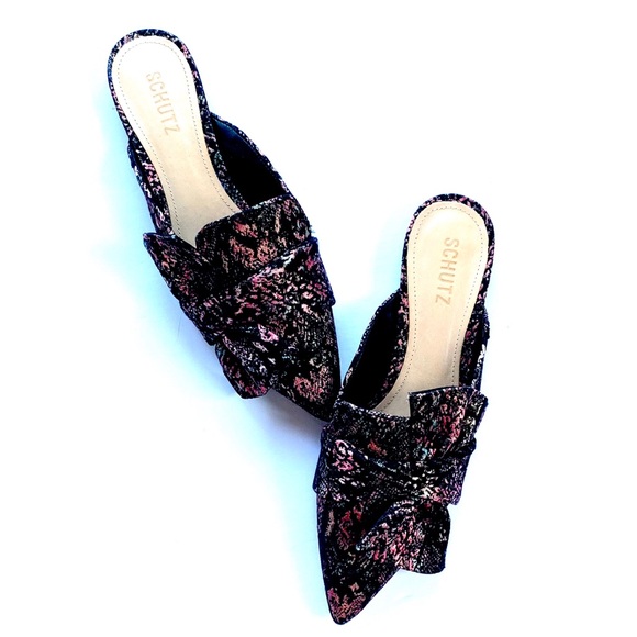 SCHUTZ Shoes - SCHUTZ Printed D’ana Mules